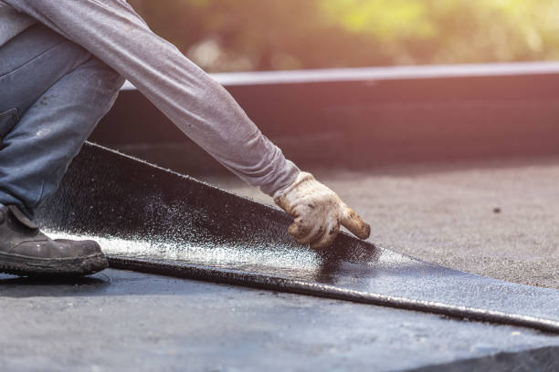Professional Exterior Waterproofing technician working in Gilbertsville, PA